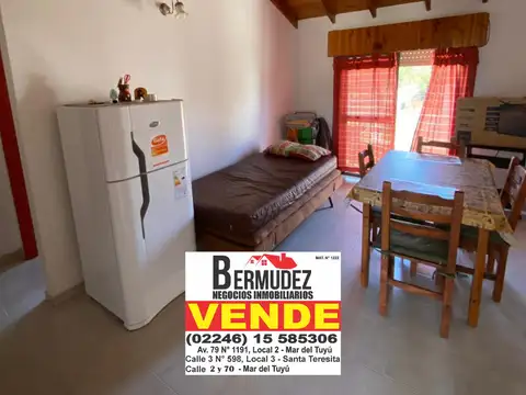 Depto tipo casa sobre avenida 79 de Mar del tuyu, excelente oportunidad 