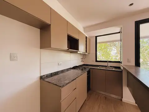 Departamento 2 ambientes con 2 baños