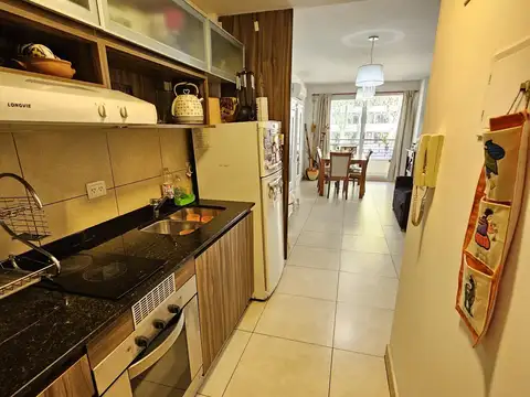 Departamento 2 ambientes con 2 baños