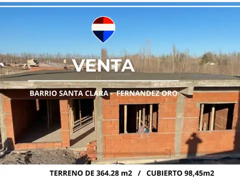 VENTA DE CASA EN CONSTRUCCION FERNANDEZ ORO