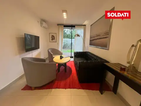 Departamento en  venta en Green Land Pilar - tres ambientes - con jardín