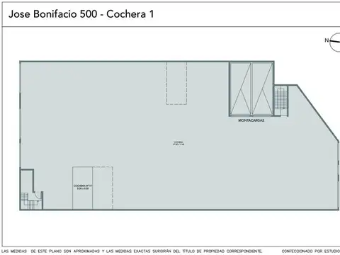 Venta Caballito Sur Cochera Cubierta Montacarga Piso Tres