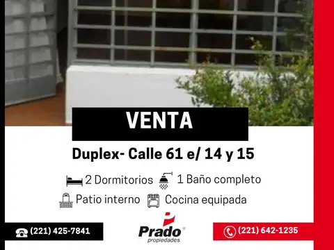 GRAN OPORTUNIDAD: DUPLEX EN VENTA - CON PATIO Y LAVADERO