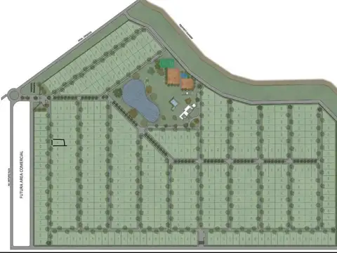 Terreno en venta barrio privado La Finca I Funes lote 124 frente sur