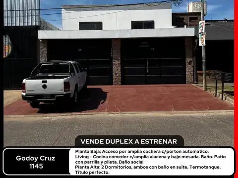 VENDE DUPLEX A ESTRENAR