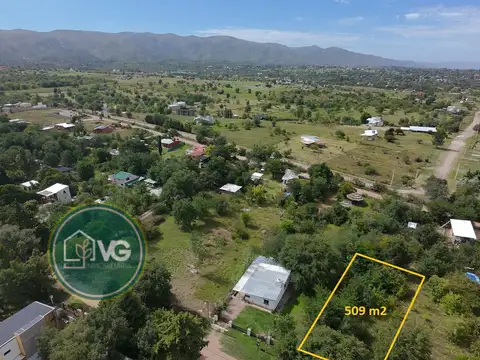 OPORTUNIDAD  Terreno de 509 m2 en Santa Cecilia, Villa Giardino, Córdoba