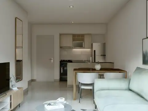 Departamento 2 ambientes con 1 baño