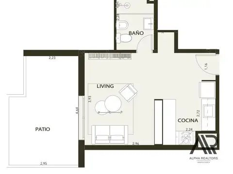 Departamento en Venta al Suroeste