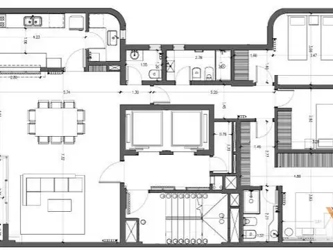 Departamento en Venta de 5 ambientes