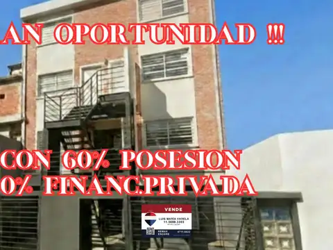 DEPTO 3 AMB DUPLEX.A ESTRENAR SIN EXP.FINANCIA 40%