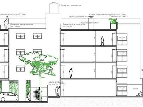 Departamento 2 ambientes con 1 baño