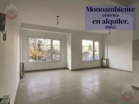 Departamento monoambiente en alquiler.