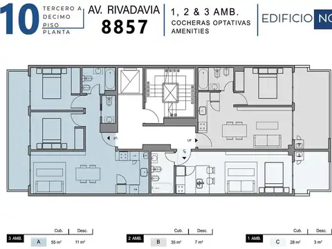 Departamento en Venta de Monoambiente