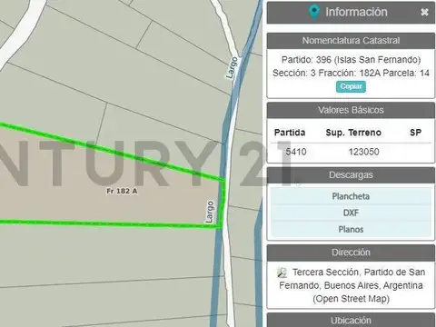 Canal gobernador arana 100, Piso 0