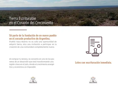 Terreno en Venta 10  mts Frente
