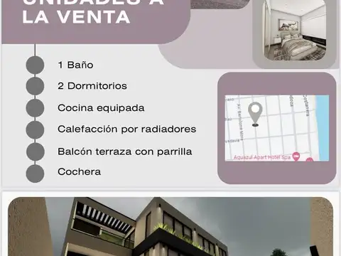 Departamento en Venta con 1 cocheras