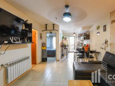 Departamento de un dormitorio con cochera en zona río. Amenities