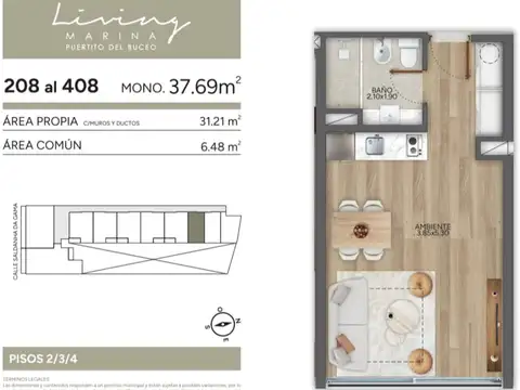 Departamento en Venta al Norte
