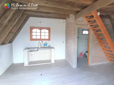 Casa 2 ambientes con 1 baño