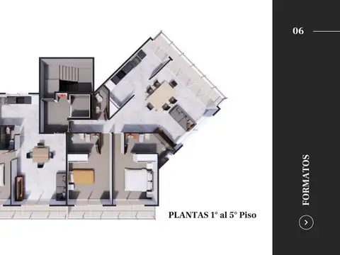 Departamento en Venta de 3 ambientes