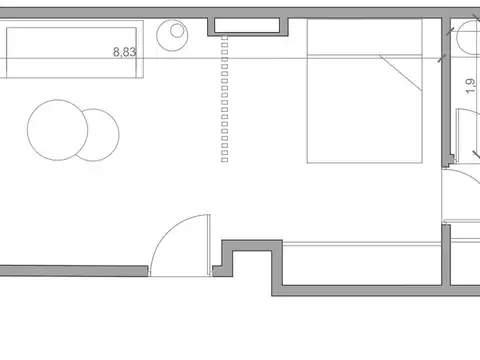 Departamento en Venta en Parque Chacabuco, USD 97.595
