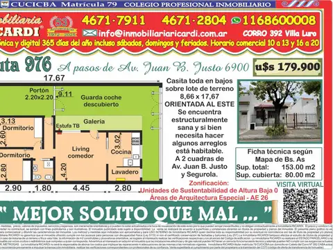 MEJOR SOLITO QUE MAL..casa digna lote propio toda en bajos