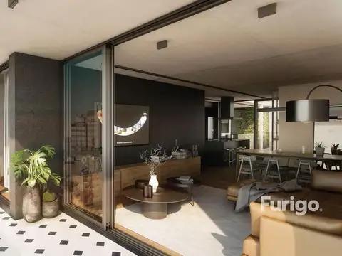 Departamento 3 ambientes con 2 baños