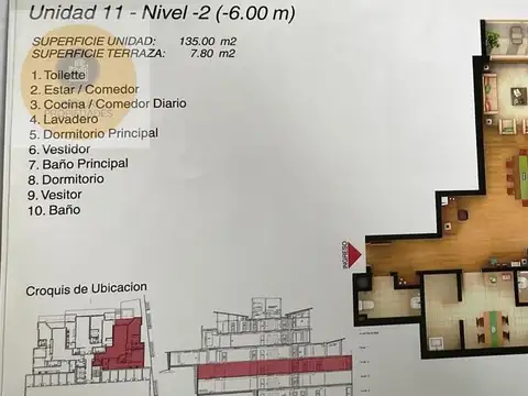 Departamento en Venta con 2 cocheras