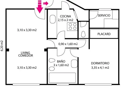 VENTA - 2 AMBIENTES - BALVANERA