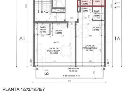 Martinez Rosas 1000, Piso 2