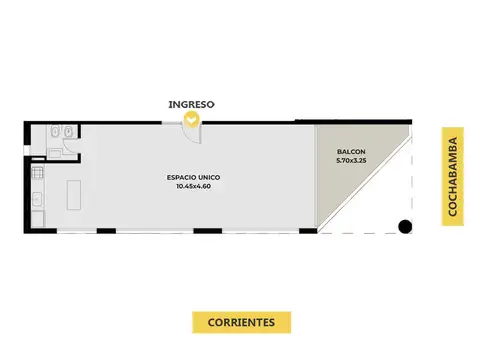 Venta departamento monoambiente Abasto Rosario