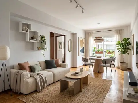 En Venta Departamento de 1 Ambiente al frente con Balcon Recoleta