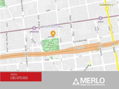 Terreno en Venta en San Cristóbal, USD 670.000