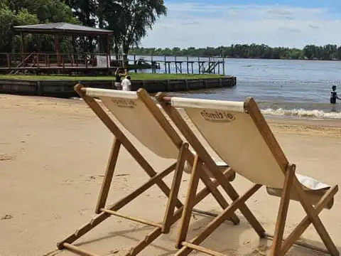 Lote venta en barrio privado nautico Albardon San Fernando seguridad  bar playa despensa