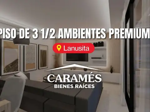 Piso de 4 amb con 2 baño, toilette y amplio balcon en pleno Lanus Oeste