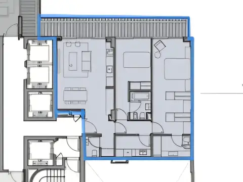 Departamento en Venta de 3 ambientes