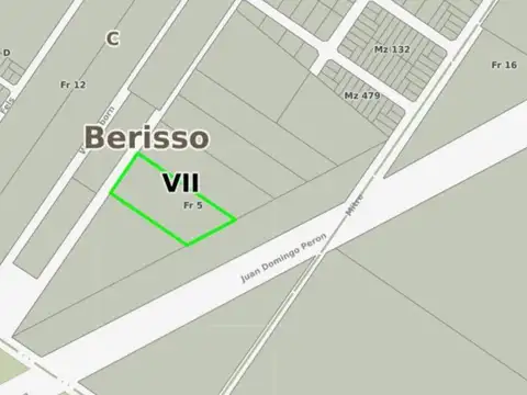 Terreno en Venta en Berisso, USD 22.000
