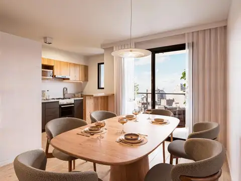 Departamento de 2 Dormitorios al Frente Norte En Construccion