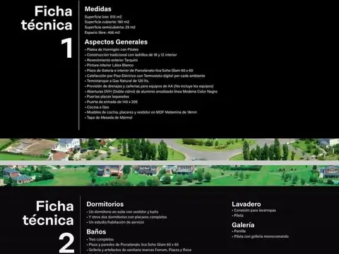 Casa 4 ambientes con 3 baños