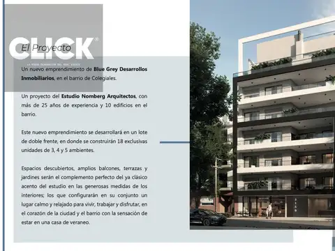Departamento en Venta en Colegiales, USD 815.000