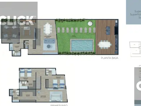 Venta - Departamento tipo casa en duplex con jardín - Colegiales