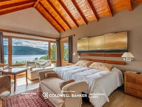 Residencia premium con acceso al lago y vistas panorámicas excepcionales  Valle Escondido Bariloche