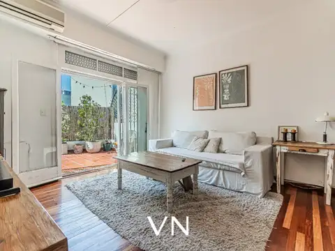 Departamento 3 ambientes en Palermo - Balcón terraza