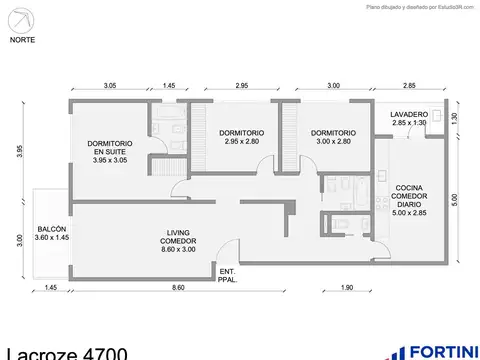 Departamento en Venta de 4 ambientes