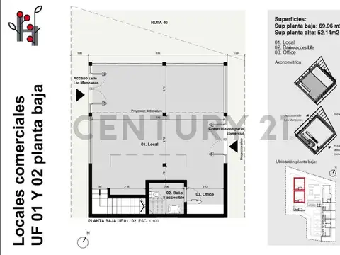 RN 40 Km 2200 , Piso 0