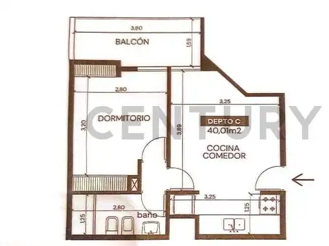 VENTA DEPARTAMENTO EN POZO BARRIO GENERAL PAZ