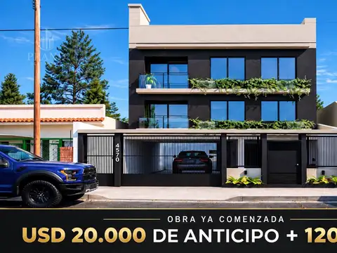 Departamento en pozo de 3 ambiententes con cochera en florida