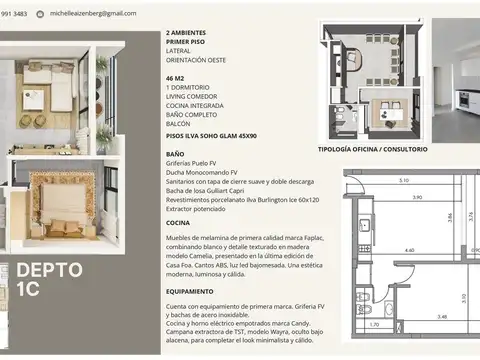 Departamento en Venta en Del Viso, USD 102.000