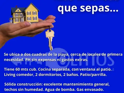 Depto Tipo Casa en Venta de 2 dormitorios