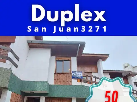 Duplex, 2 dormitorios, garage, balcón, patio